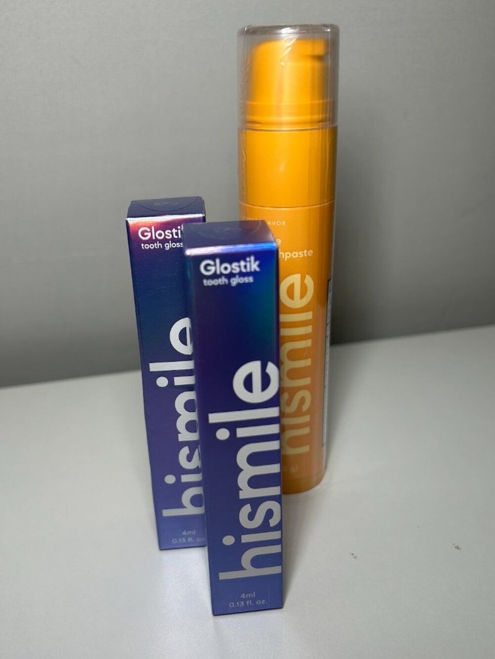 Hismile PAP+ Teeth Whitening Bundle Glostik x2 + Mango Sherbet Toothpaste NEW